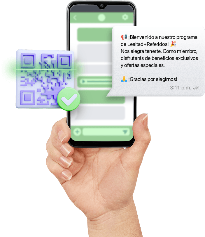 Mockup de la aplicación Lealvo en un celular